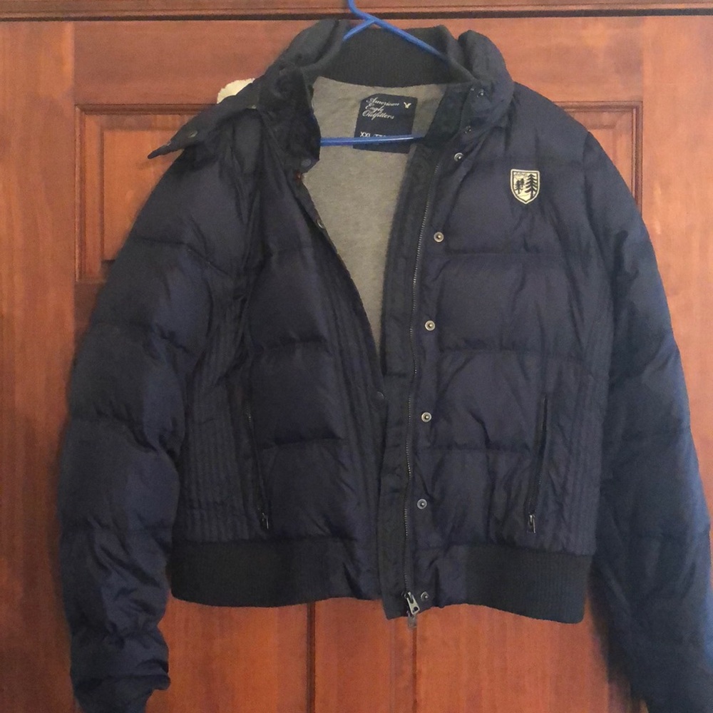 Super warm womens navy American Eagle jacket